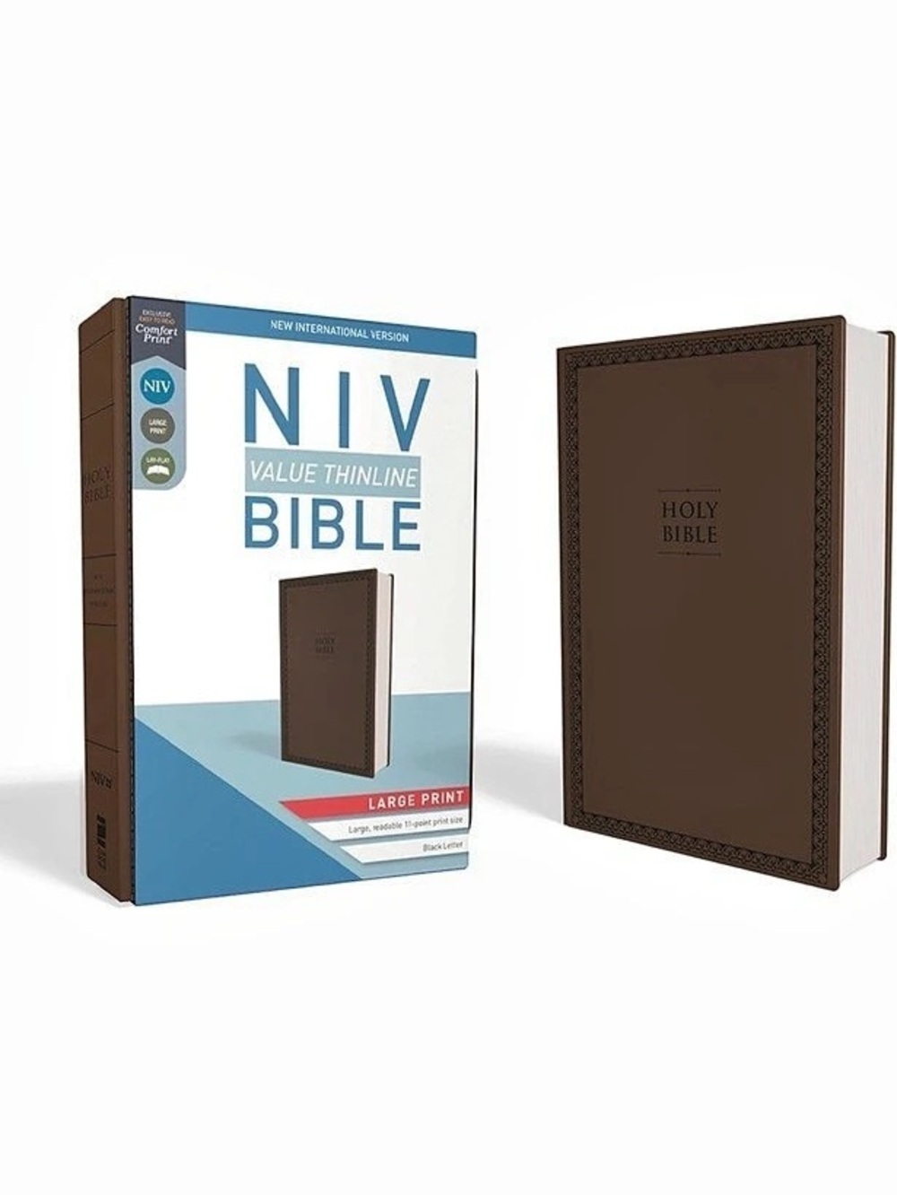 Create your personalized gift New NIV Value Thinline Bible, Large Print Brown